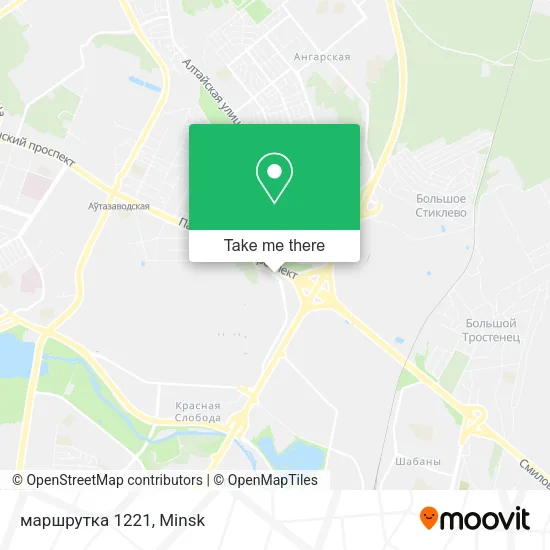 маршрутка 1221 map
