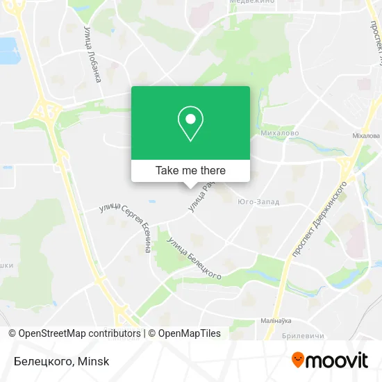 Белецкого map