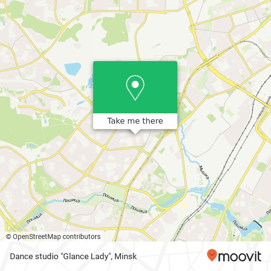 Dance studio "Glance Lady" map
