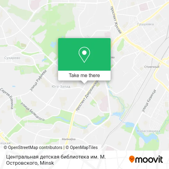 Центральная детская библиотека им. М. Островского map