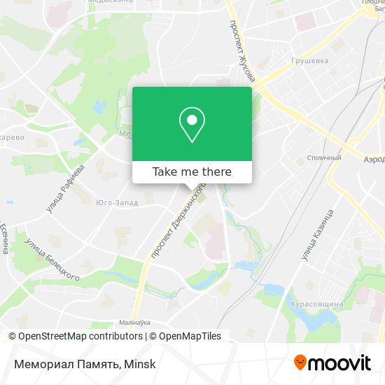 Мемориал Память map