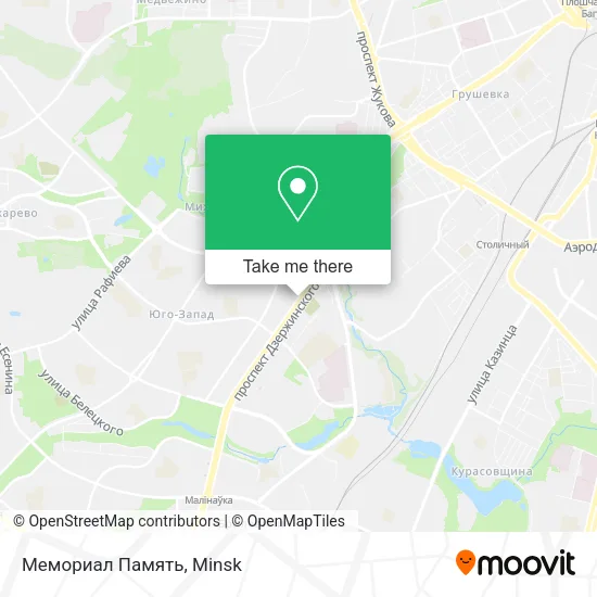Мемориал Память map