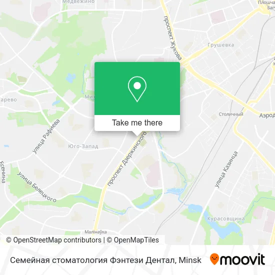 Семейная стоматология Фэнтези Дентал map