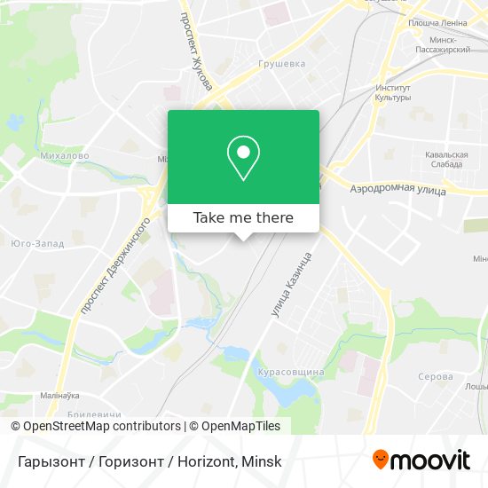 Гарызонт / Горизонт / Horizont map