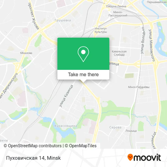Пуховичская 14 map