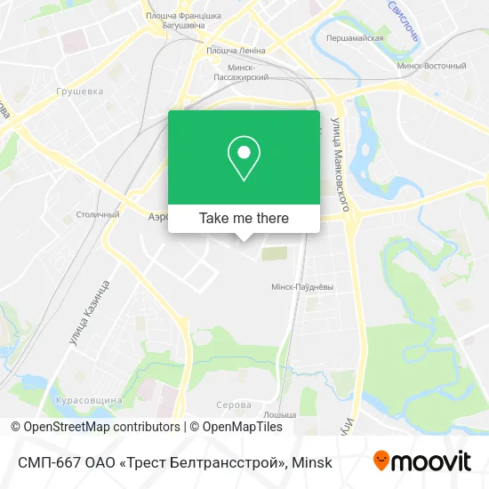 СМП-667 ОАО «Трест Белтрансстрой» map