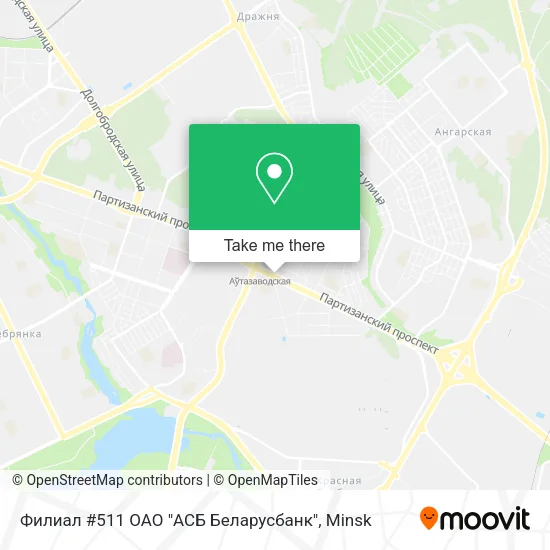 Филиал #511 ОАО "АСБ Беларусбанк" map