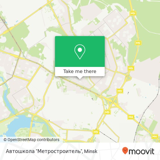 Автошкола "Метростроитель" map