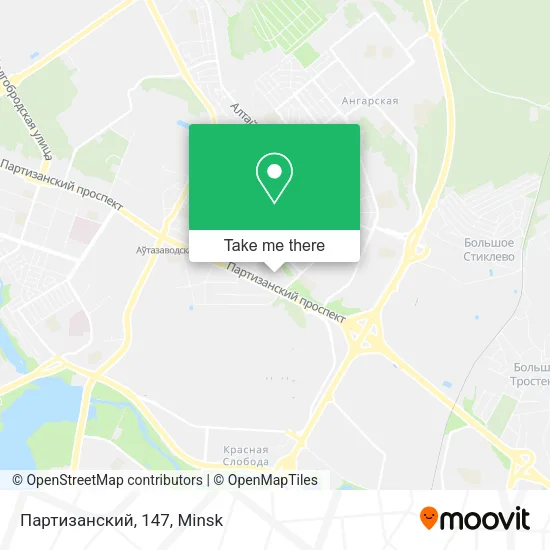 Партизанский, 147 map