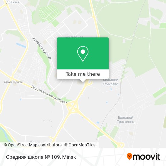 Средняя школа № 109 map
