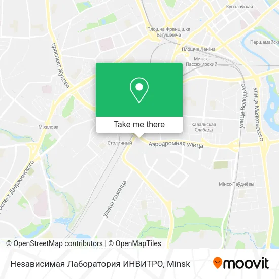 Независимая Лаборатория ИНВИТРО map
