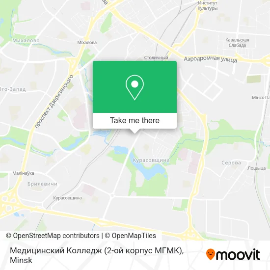 Медицинский Колледж (2-ой корпус МГМК) map