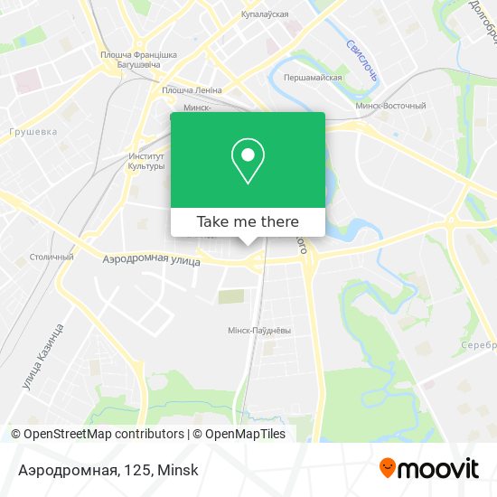 Аэродромная, 125 map