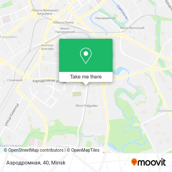 Аэродромная, 40 map