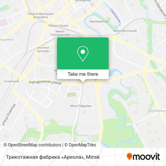 Трикотажная фабрика «Ареола» map