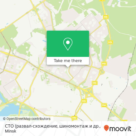 СТО map