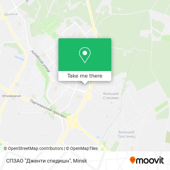 СПЗАО "Дженти спедишн" map