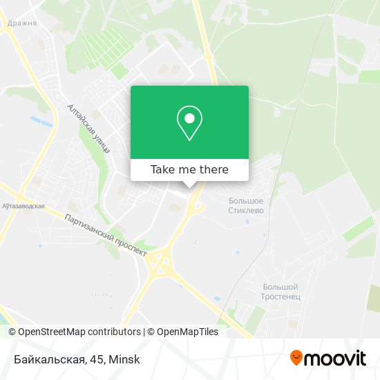 Байкальская, 45 map