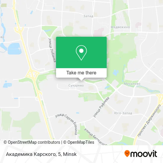 Академика Карского, 5 map