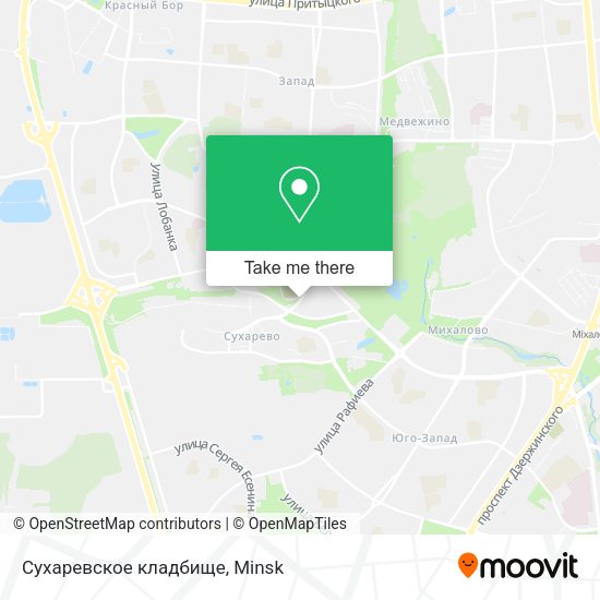 Сухаревское кладбище map