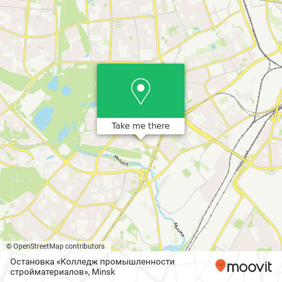 Остановка «Колледж промышленности стройматериалов» map