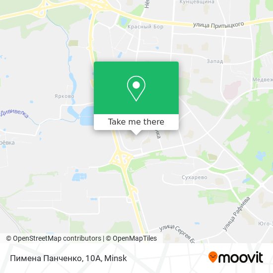 Пимена Панченко, 10A map