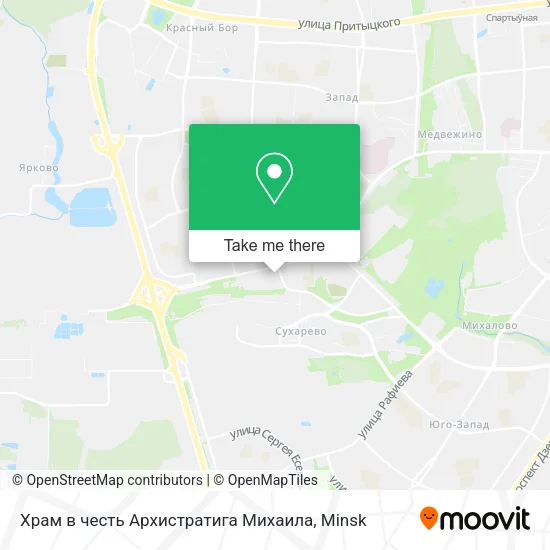 Храм в честь Архистратига Михаила map