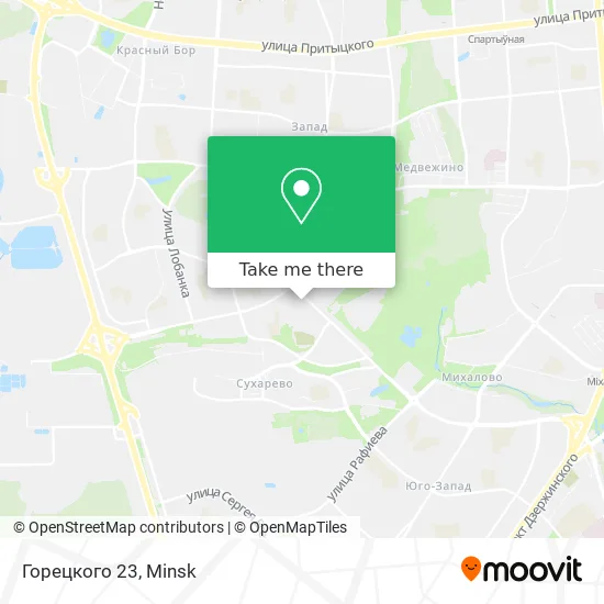 Горецкого 23 map