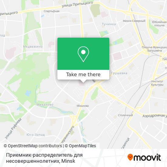 Приемник-распределитель для несовершеннолетних map