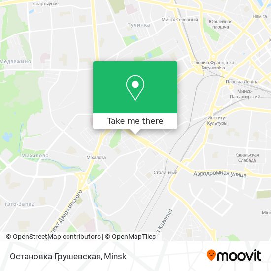 Остановка Грушевская map