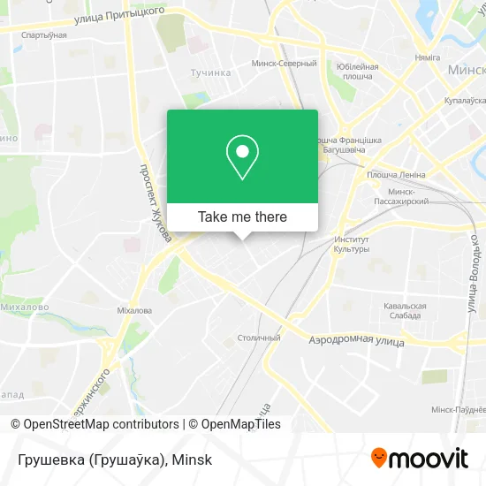 Грушевка (Грушаўка) map