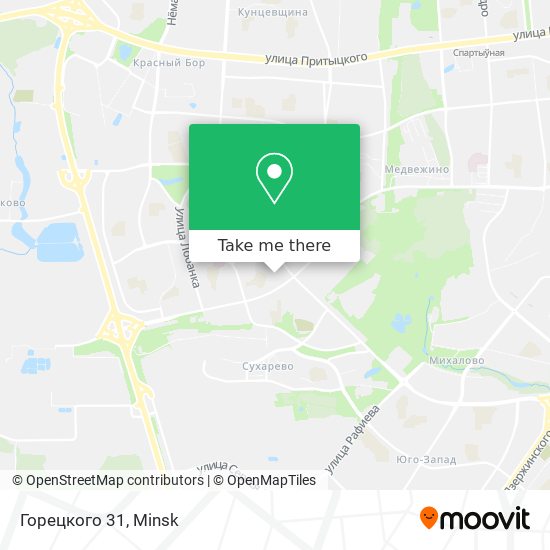 Горецкого 31 map