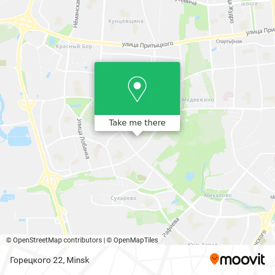 Горецкого 22 map