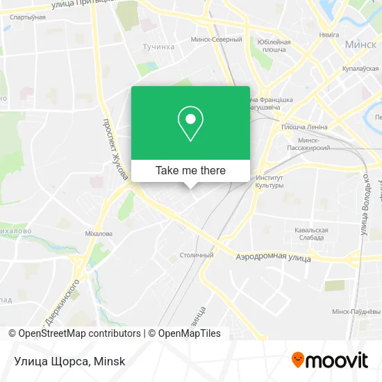 Улица Щорса map