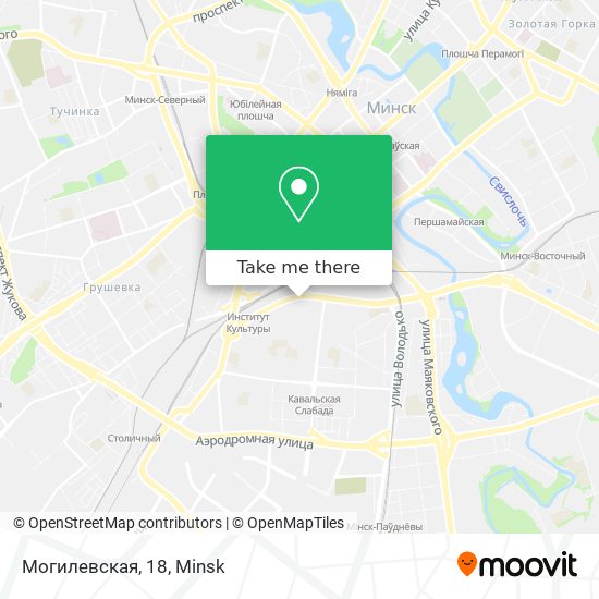 Могилевская, 18 map