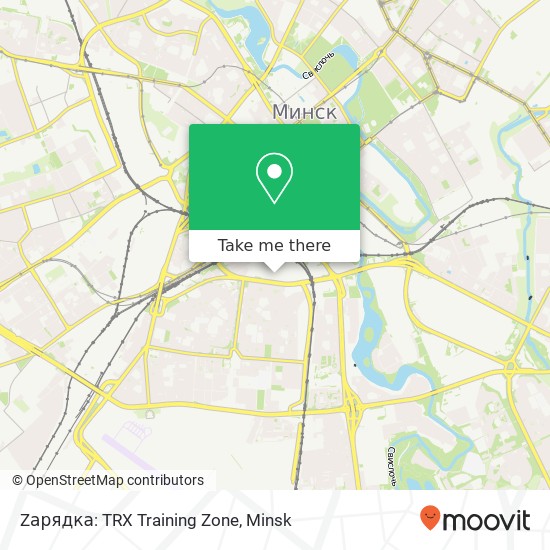 Zарядка: TRX Training Zone map