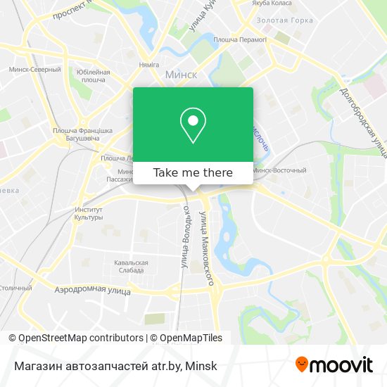 Магазин автозапчастей atr.by map