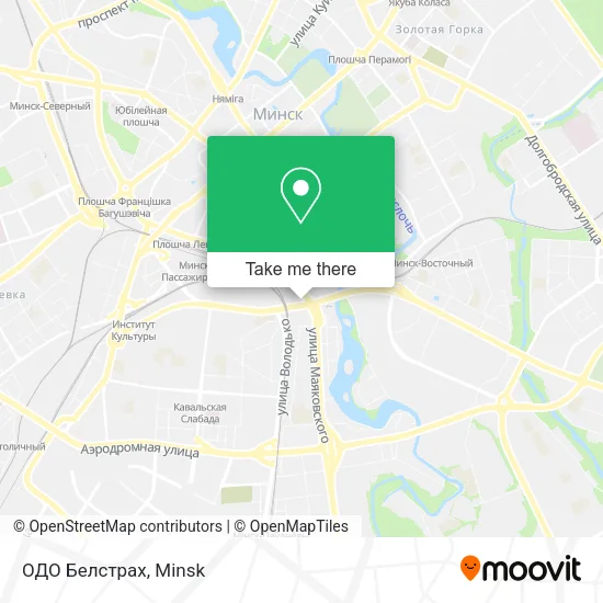 ОДО Белстрах map