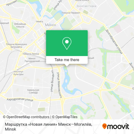 Маршрутка «Новая линия» Минск—Могилёв map