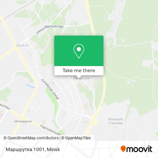 Маршрутка 1001 map