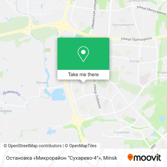 Остановка «Микрорайон “Сухарево-4”» map