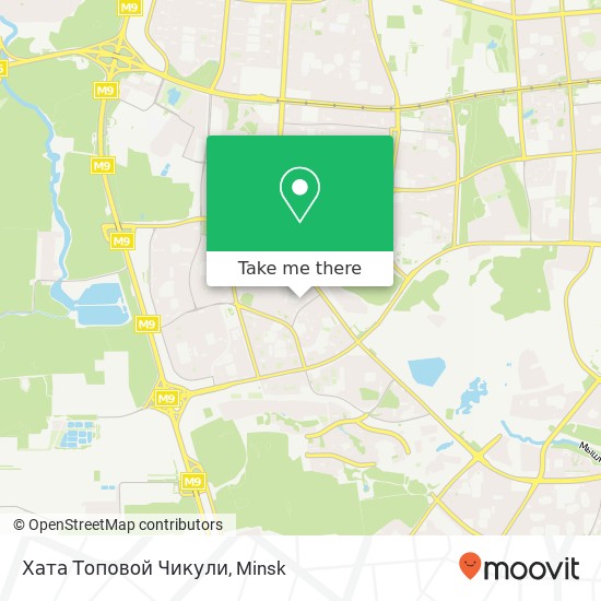 Хата Топовой Чикули map