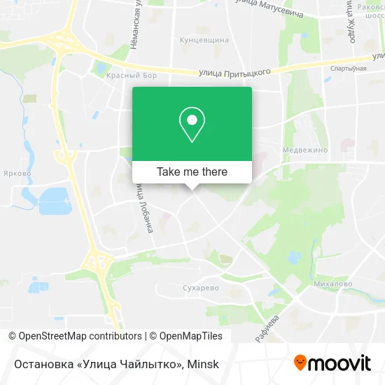 Остановка «Улица Чайлытко» map