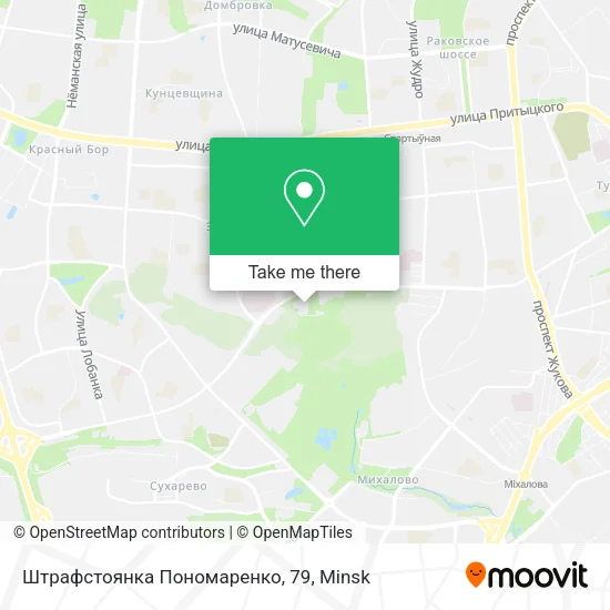 Штрафстоянка Пономаренко, 79 map