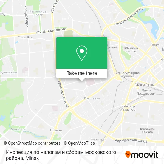 Инспекция по налогам и сборам московского района map