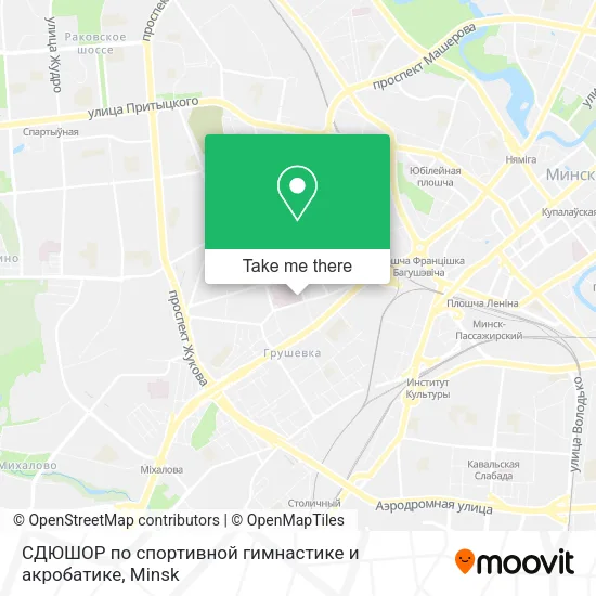 СДЮШОР по спортивной гимнастике и акробатике map