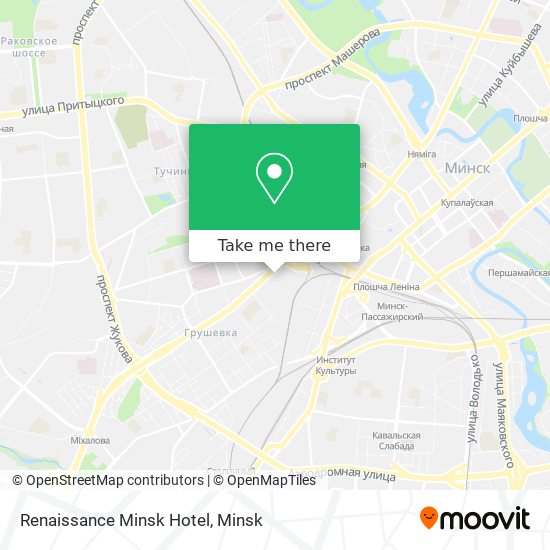 Renaissance Minsk Hotel map