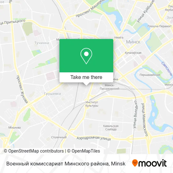 Военный комиссариат Минского района map