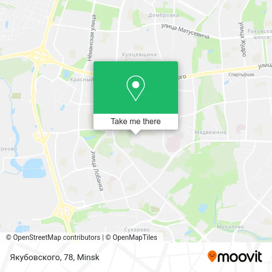 Якубовского, 78 map