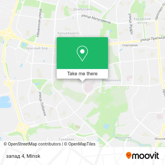 запад 4 map